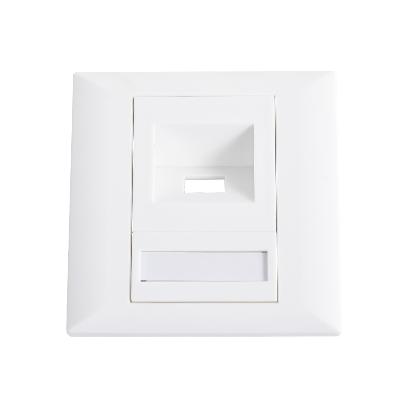 SMT-4307SC-1P 86 Type Flat Faceplate Fit for SC-kontakten, 1 port