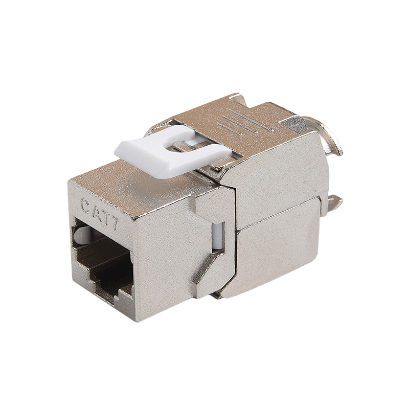 SMT-1061T8C7-FTP 180 graders skjermet Cat7 Toolless Keystone Jack