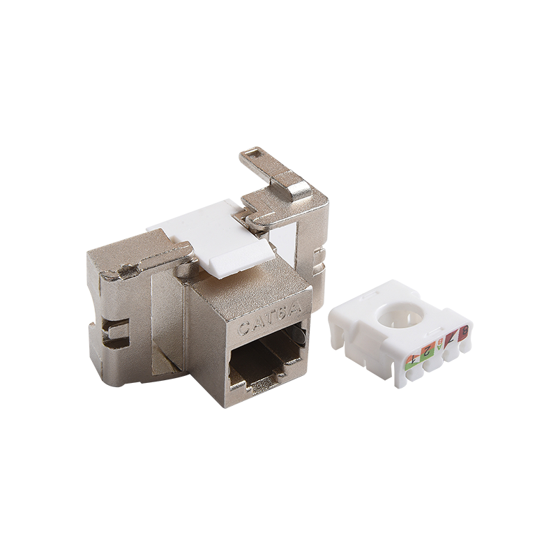 SMT-1038T8C6A-FTP 180 graders skjermet totton Keystone Jack Short Body