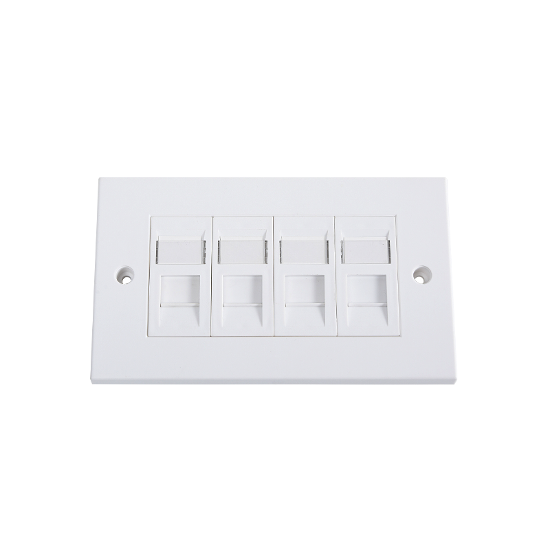 SMT-4306-140P-4P Two Gang Flat Frame UK Type frontplate